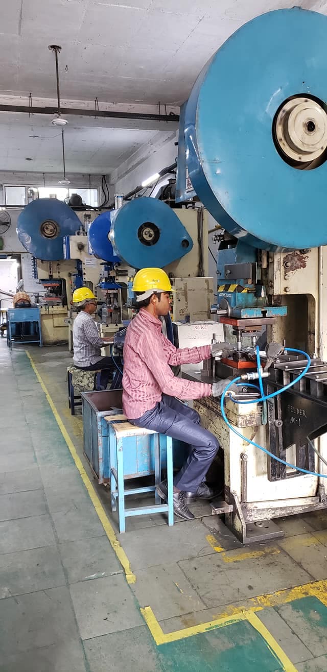 Sheet metal stamping process